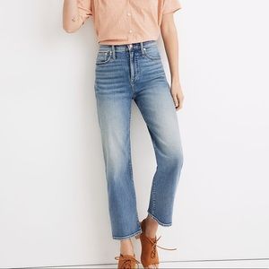 Slim wide leg crop- Madewell